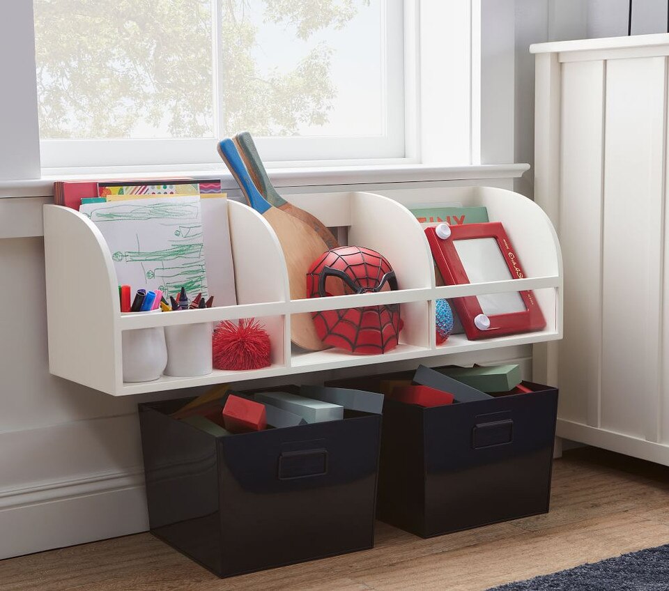 Wood & Acrylic Cubby Shelf Pottery Barn Kids Australia